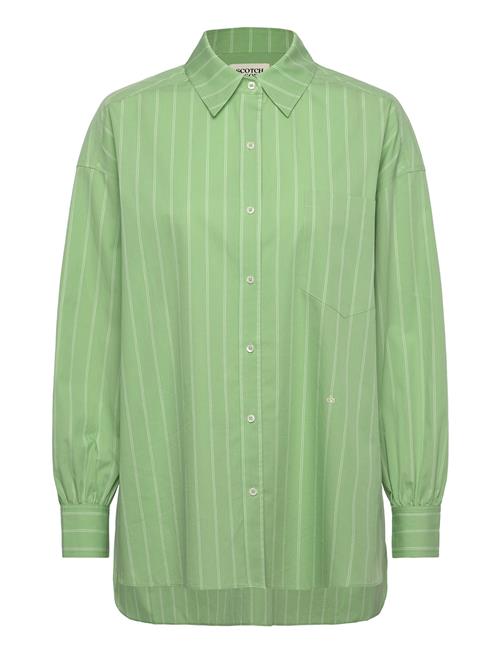 Striped Girlfriend Shirt Scotch & Soda Green