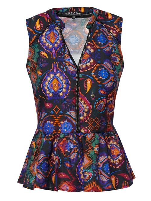 KOROSHI Bluse  blandingsfarvet