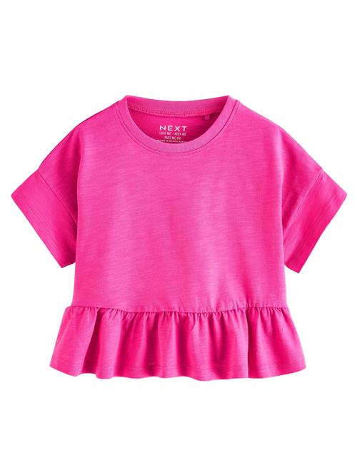 Next Bluser & t-shirts 'Schößchen'  pink