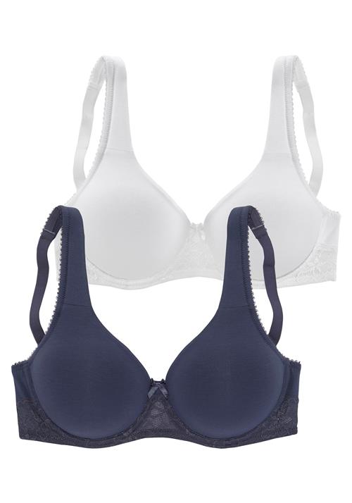NUANCE BH  navy / hvid