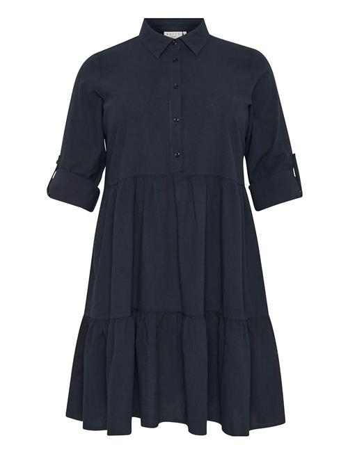 Kcnana Dress Kaffe Curve Navy