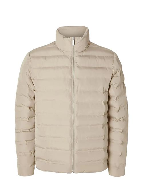 Slhbarry Quilted Jacket Noos Selected Beige