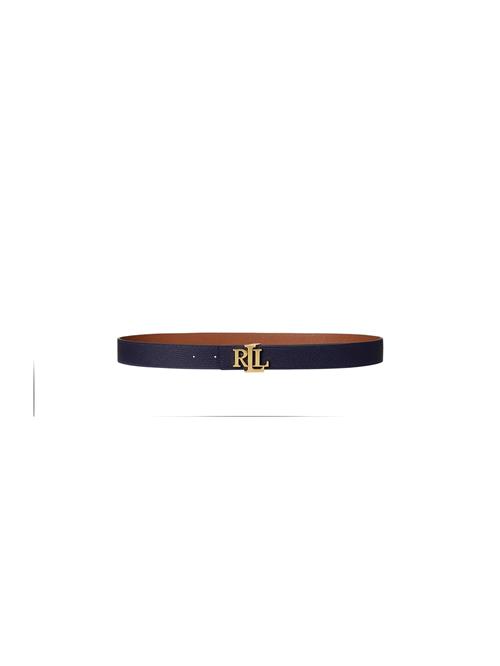 Lauren Ralph Lauren Bælte  navy / cognac