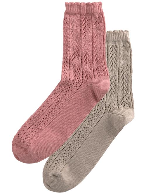 Next Sokker  mørkebeige / gammelrosa