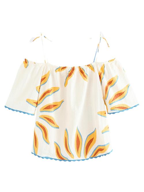 Next Bluse  ecru / opal / karamel / honning