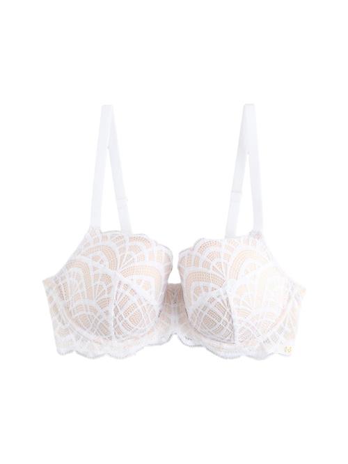 Se Next BH 'Chloe'  beige / hvid ved About You