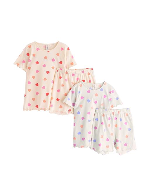 Lindex Nattøj  beige / royalblå / pink / hvid