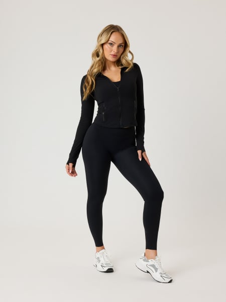 Björn Borg Alice Soft Zip Midlayer Sort, XXL