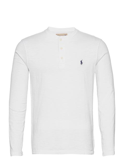 Slub Jersey-Lsl-Tsh Polo Ralph Lauren White