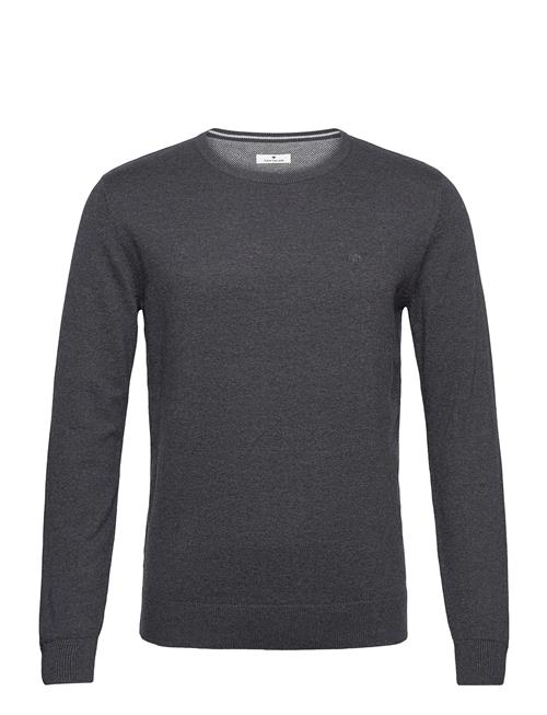 Basic Crew Neck Sweater Tom Tailor Grey