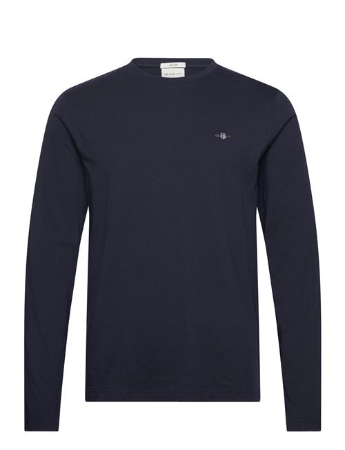 Slim Shield Ls T-Shirt GANT Navy