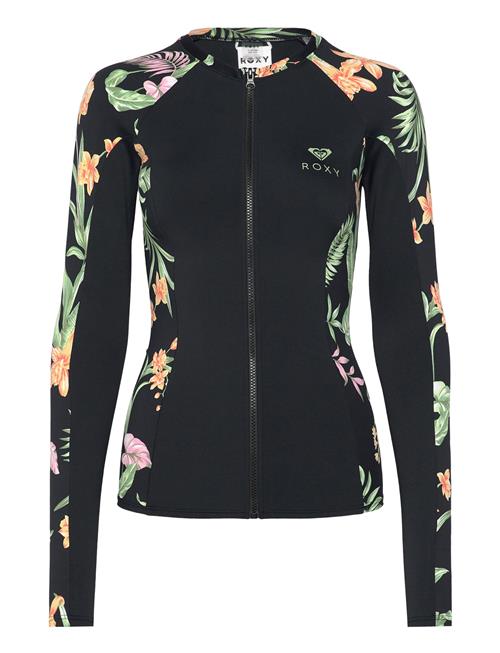 Ls Zip Lycra Roxy Black