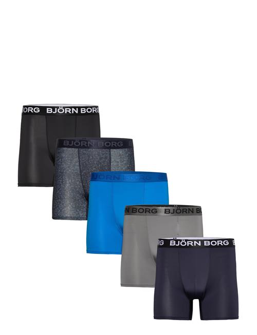 Sports Microfiber Boxer 5P Björn Borg Black