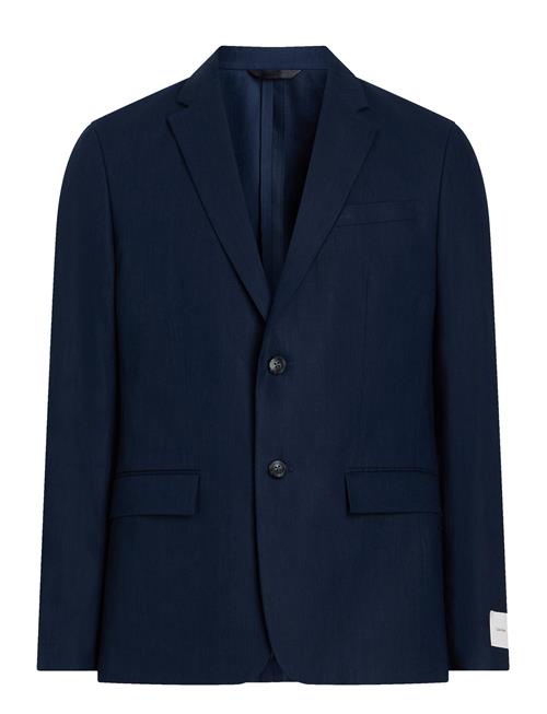 Linen Lyocell Stretch Blazer Calvin Klein Navy