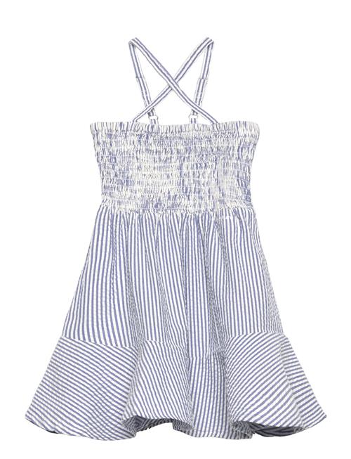 Striped Seersucker Dress GANT Blue
