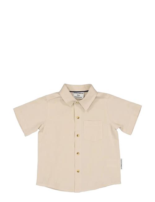 Linen Shirt S.s Geggamoja Beige