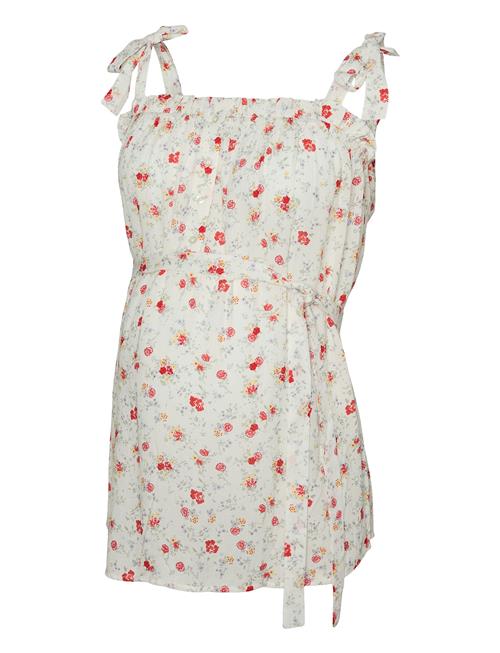 Mlora Lia Strap Wo Top 2F Mamalicious White
