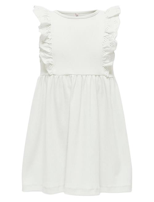 Kmgdrea Life S/S Detail Dress Jrs Kids Only White
