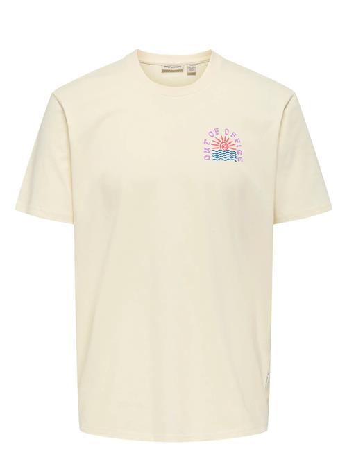 Onsita Ss Reg Tee ONLY & SONS Cream