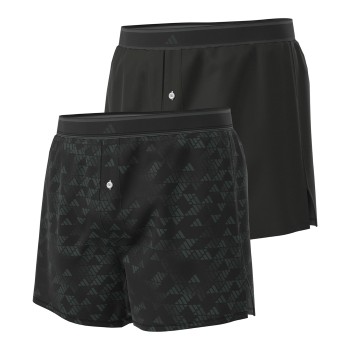 adidas 2P Active Woven Boxer Sort bomuld Medium Herre