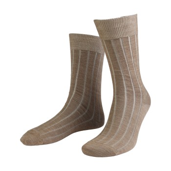 Amanda Christensen Strømper Grade Wide Rib Ankle Socks Brun Str 47/50