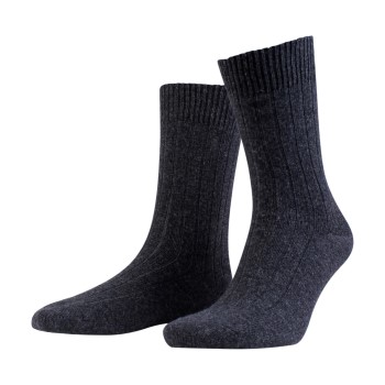 Se Amanda Christensen Strømper Supreme Wool Sock Antracit Str 39/42 ved Timarco