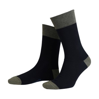Amanda Christensen Strømper True Contrast Ankle Sock Sort/Grå Str 43/46