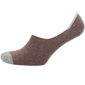 Amanda Christensen Strømper True Contrast Invisible Sock Mørkbrun  Str 43/44