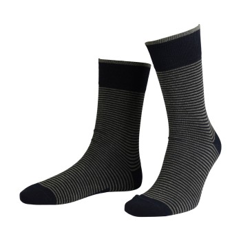 Amanda Christensen Strømper True Stripe Ankle Sock Sort/Grå Str 39/42