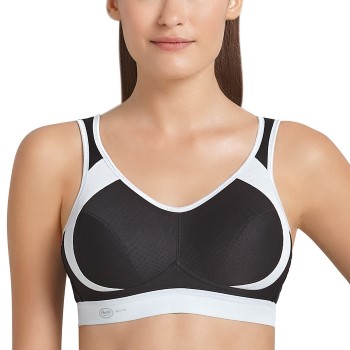 Anita BH Active Extreme Control Sports Bra Sort/Hvid F 65 Dame