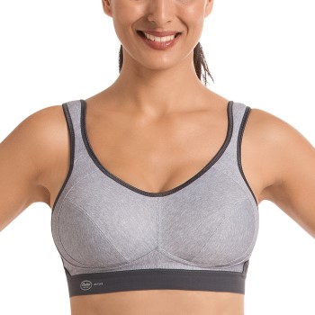 Anita BH Active Extreme Control Sports Bra Lysegrå G 80 Dame