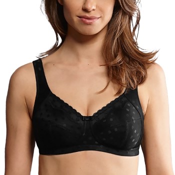 Anita BH Airita Wireless Comfort Soft Bra Sort F 80 Dame