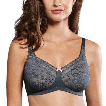 Anita Care BH Fleur Wireless Mastectomy Bra Mørkgrå  E 75 Dame