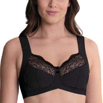 Anita BH Orely Support Bra Sort nylon F 90 Dame