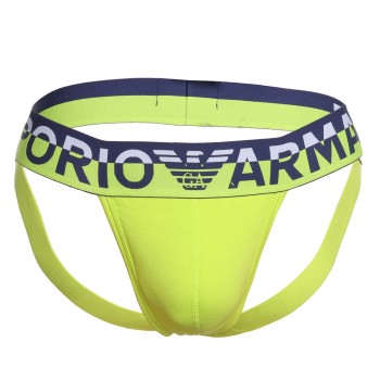 Emporio Armani Armani Cotton Jockstrap 2P Limegrøn bomuld X-Large Herre