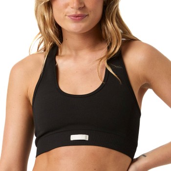 Björn Borg BH Studio Seamless Low Sports Bra Sort polyamid XS/S Dame