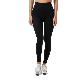 Björn Borg Studio Seamless Ribbed Tights Sort polyamid Large Dame