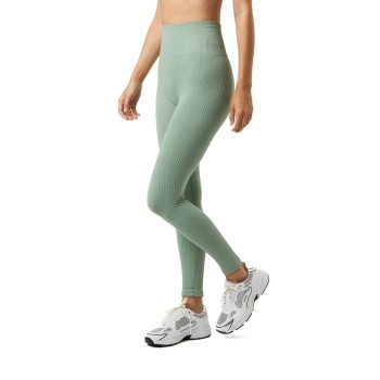 Björn Borg Studio Seamless Ribbed Tights Lysegrøn polyamid Medium Dame