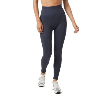 Björn Borg Studio Seamless Ribbed Tights Marineblå polyamid Small Dame