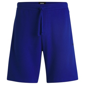 BOSS Waffle Nightwear Shorts Blå XX-Large Herre
