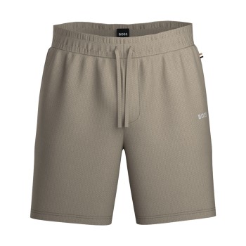 BOSS Waffle Nightwear Shorts Beige X-Large Herre