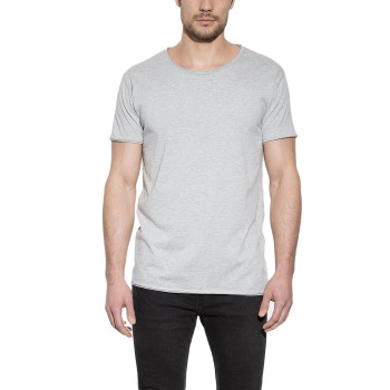 Bread & Boxers Bread and Boxers Crew Neck Relaxed Grå økologisk bomuld Small Herre