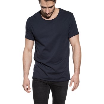 Bread & Boxers Bread and Boxers Crew Neck Relaxed Marineblå økologisk bomuld Medium Herre