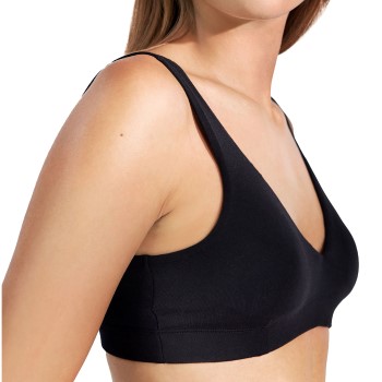 Bread & Boxers Bread and Boxers Padded Soft Bra BH Sort modal X-Small Dame