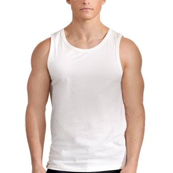Bread & Boxers Bread and Boxers Tank Relaxed Benhvid økologisk bomuld Large Herre