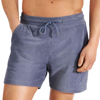 Bread & Boxers Bread and Boxers Terry Shorts Lyseblå økologisk bomuld Small Herre
