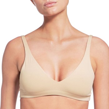 Bread & Boxers Bread and Boxers Triangle Bra BH Beige økologisk bomuld X-Small Dame