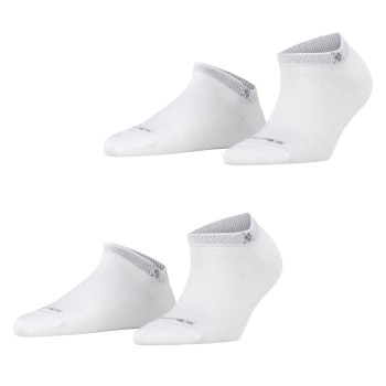 Burlington Strømper 2P Everyday Sneaker Organic Cotton Sock Hvid Str 36/41