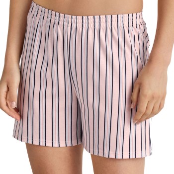 Calida Favourites Sleep Shorts Rosa stribet bomuld X-Large Dame