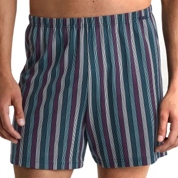 Calida Prints Cotton Boxer Shorts Stribet bomuld Large Herre